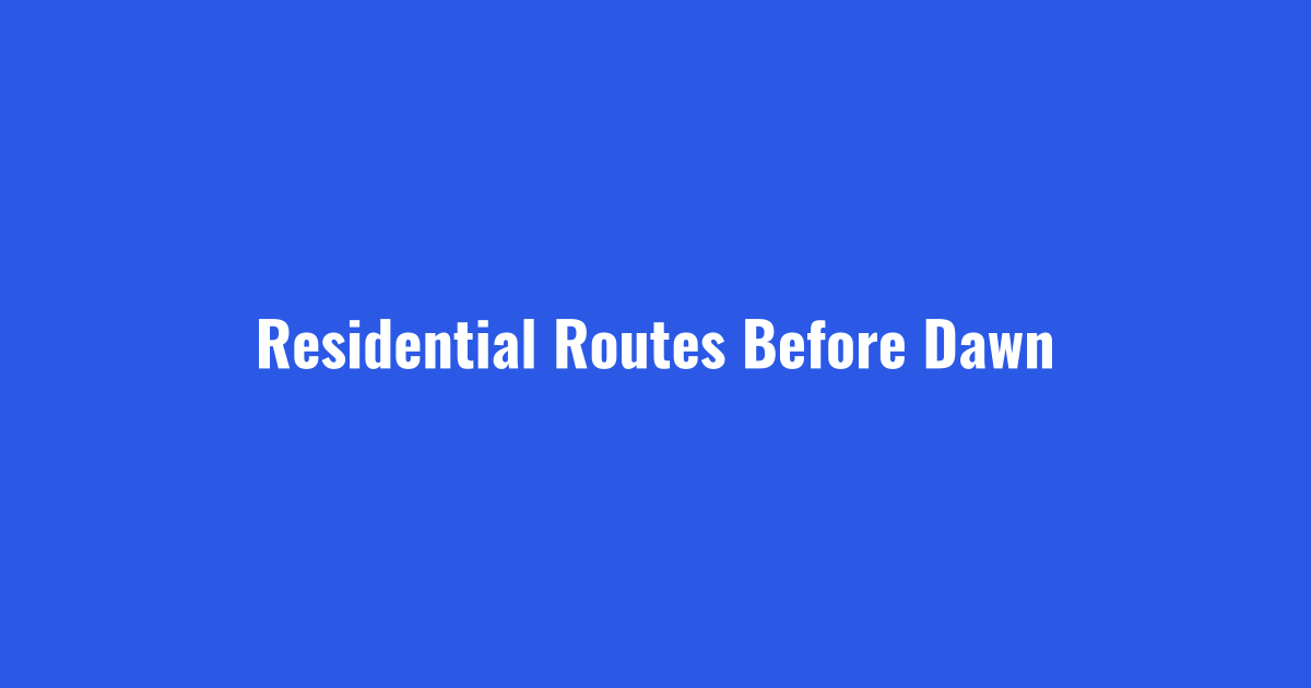 Snow removal Cleveland residential routes cleared before dawn